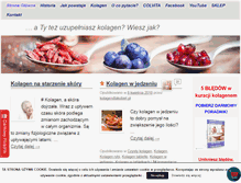 Tablet Screenshot of kolagendlakobiet.pl